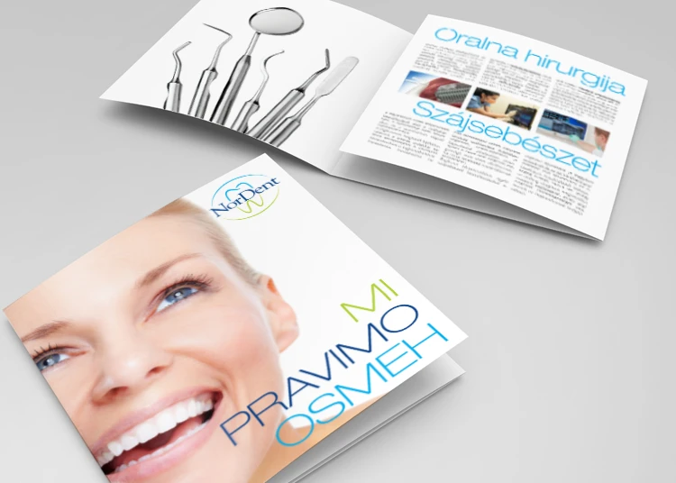 NorDent catalogue and communication materials.