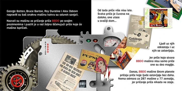 Explanatory layout for the supplied BBDO exhibition project.