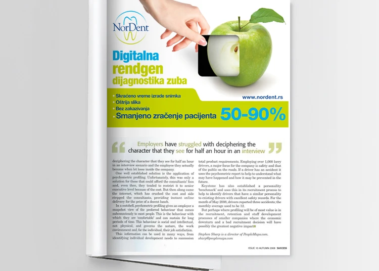 Second NorDent advertisement.