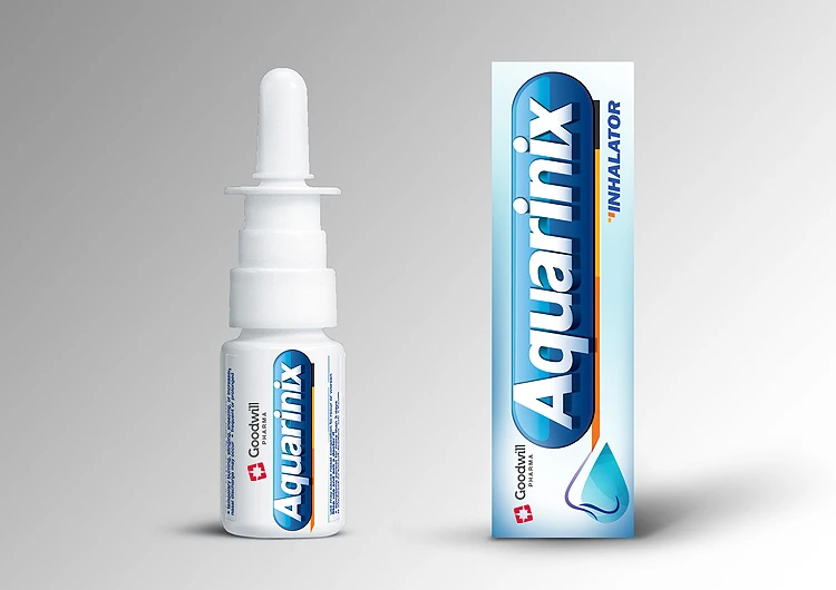 Goodwill Pharma Septofex and Aquarix nasal spray packaging.
