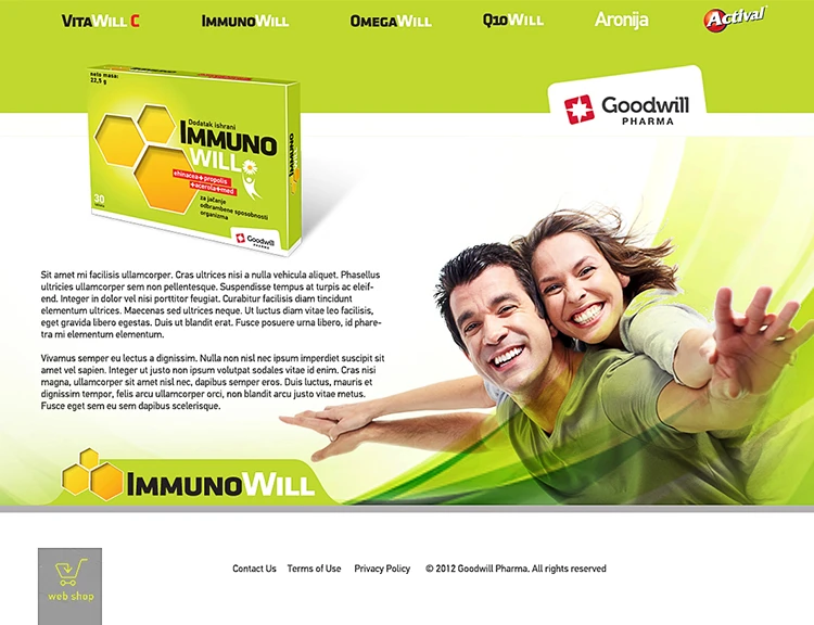 Goodwill Pharma Immunowill product page.