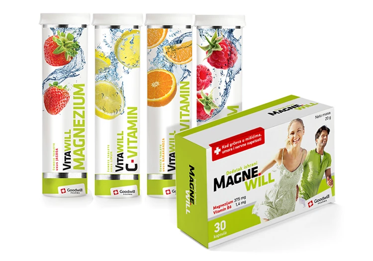 Goodwill Pharma effervescent tablet product range.